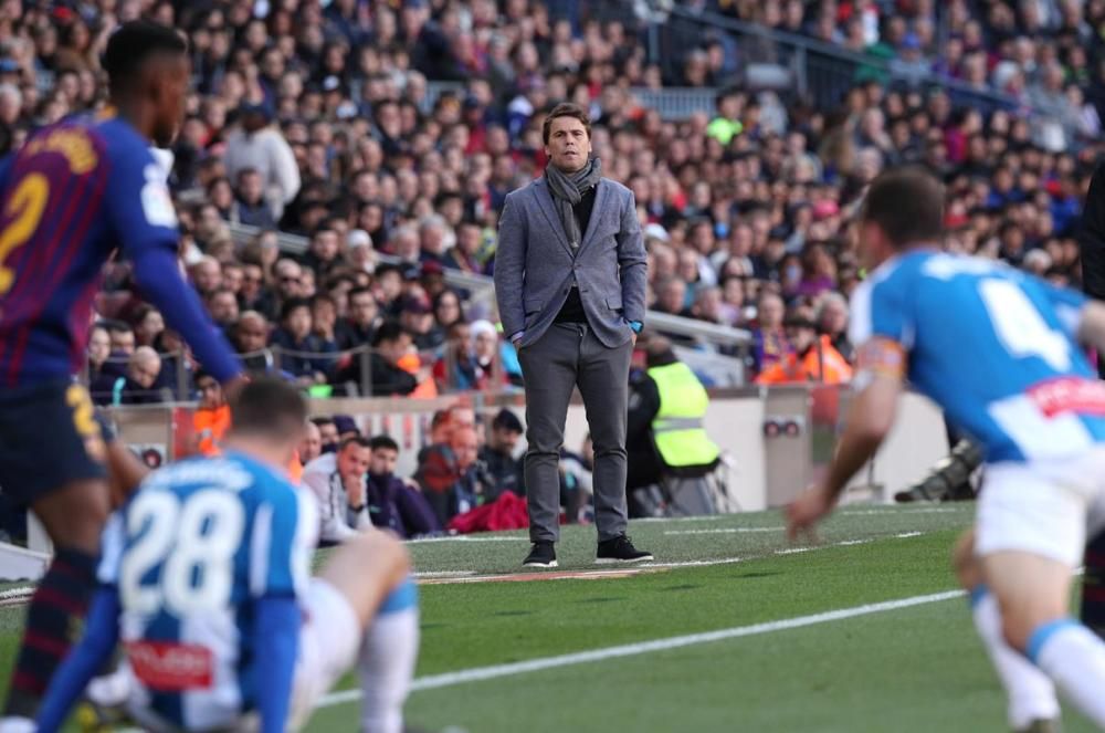 Les imatges del Barça - Espanyol