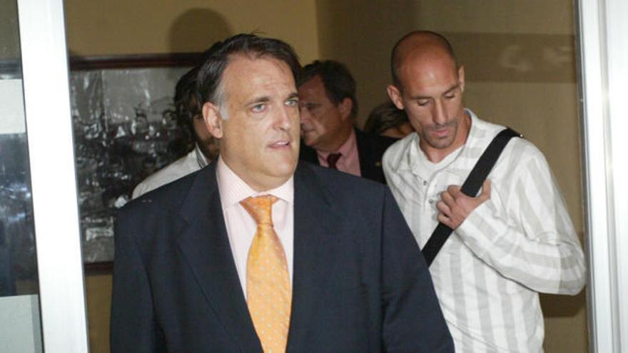 Tebas y Rubiales en una imagen de archivo.