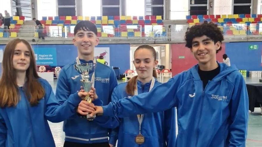 Sis medalles del Jan-su, Tae Sport i Ki Hop en el Campionat de Catalunya sub-21 i cadet