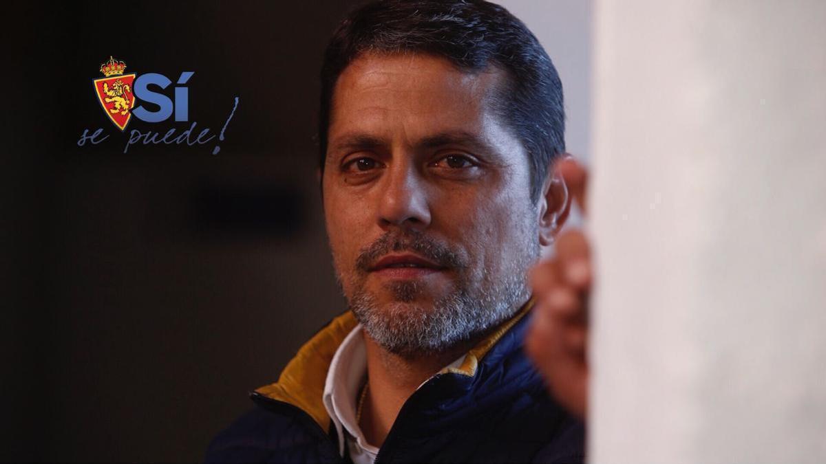 José Luis Loreto, durante su etapa como asistente de Víctor Fernández en el Real Zaragoza.