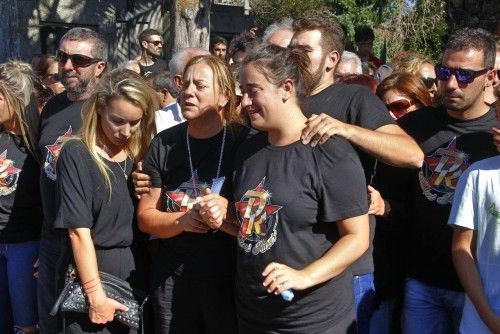 Moaña y el mundo del motor acompañan a Dani Rivas en su funeral