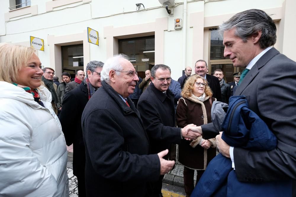 Los ministros Álvaro Nadal e Iñigo de la Serna, en Asturias