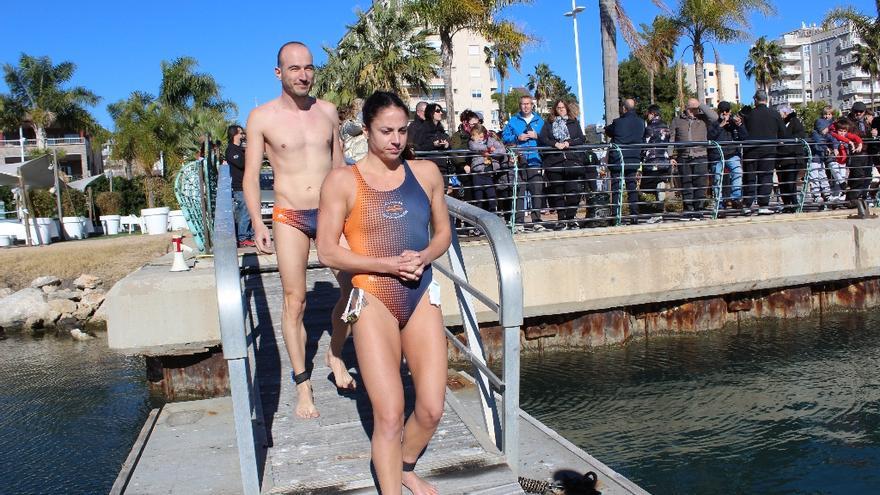 XXII Winter Crossing at the Port of Gandia: Over Thirty Swimmers Brave the Cold on January 6