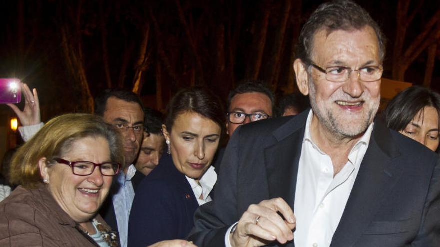 Rajoy se encuentra de campaña en Andalucía.