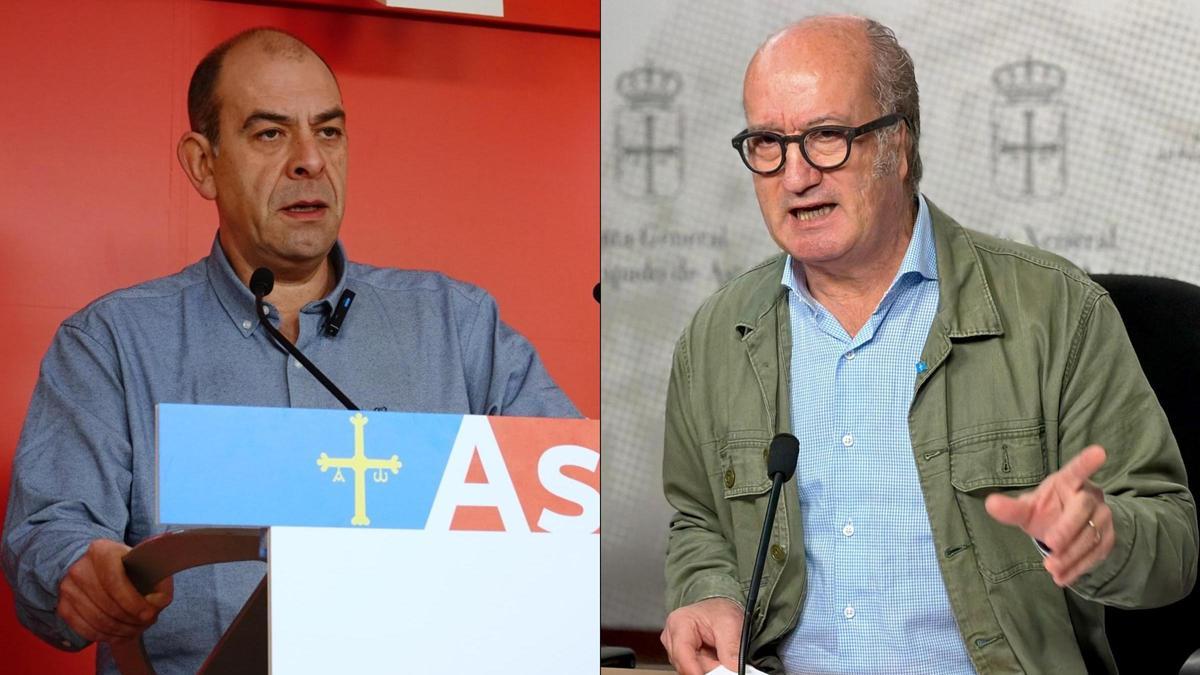A la izquierda, Luis Ramón Fernández Huerga; a la derecha, Luis Venta Cueli.