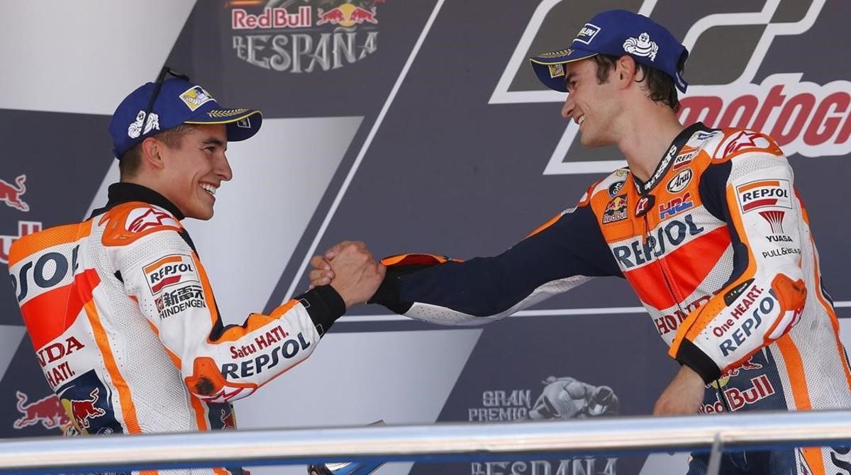 eprozas38343767 jerez  7 de mayo 2017 marc m rquez y dani pedrosa  en el pod170508211515