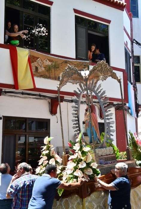 05/08/2019 LOMO MAGULLO. TELDE. Procesión de la Virgen de Las Nieves y pase de mascotas al finalizar el acto.   Fotógrafa: YAIZA SOCORRO.  | 05/08/2019 | Fotógrafo: Yaiza Socorro