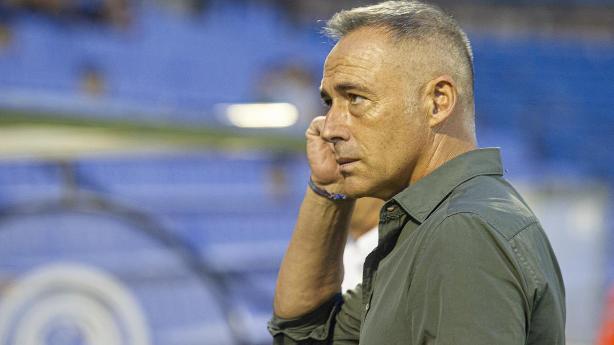 Ángel Rodríguez durante el partido del pasado sábado ante el Espanyol B