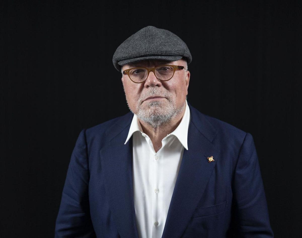 L’excomissari José Manuel Villarejo, abans de l’entrevista.