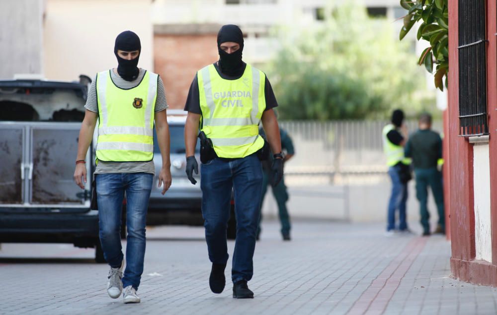 Colaboración entre Guardia Civil y Mossos