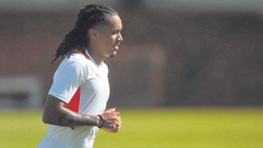 Hélder Costa, durante un entrenamiento