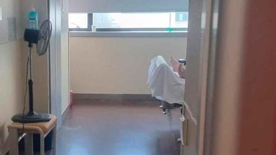 El hospital de Son Llàtzer pasa con ventiladores estos días de gran calor