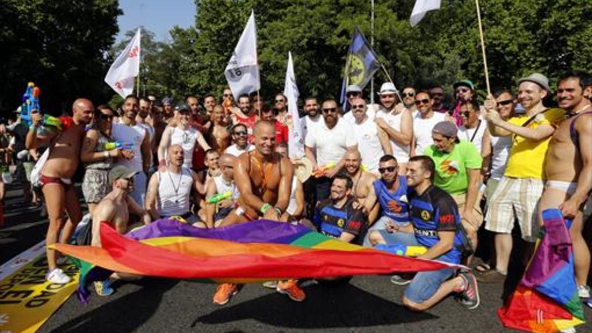 Fiesta de Orgullo Gay 2015, en Madrid.