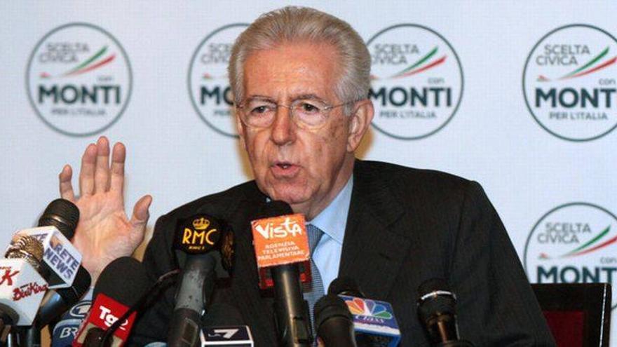 Monti anuncia una reforma de la ley electoral si gana las elecciones