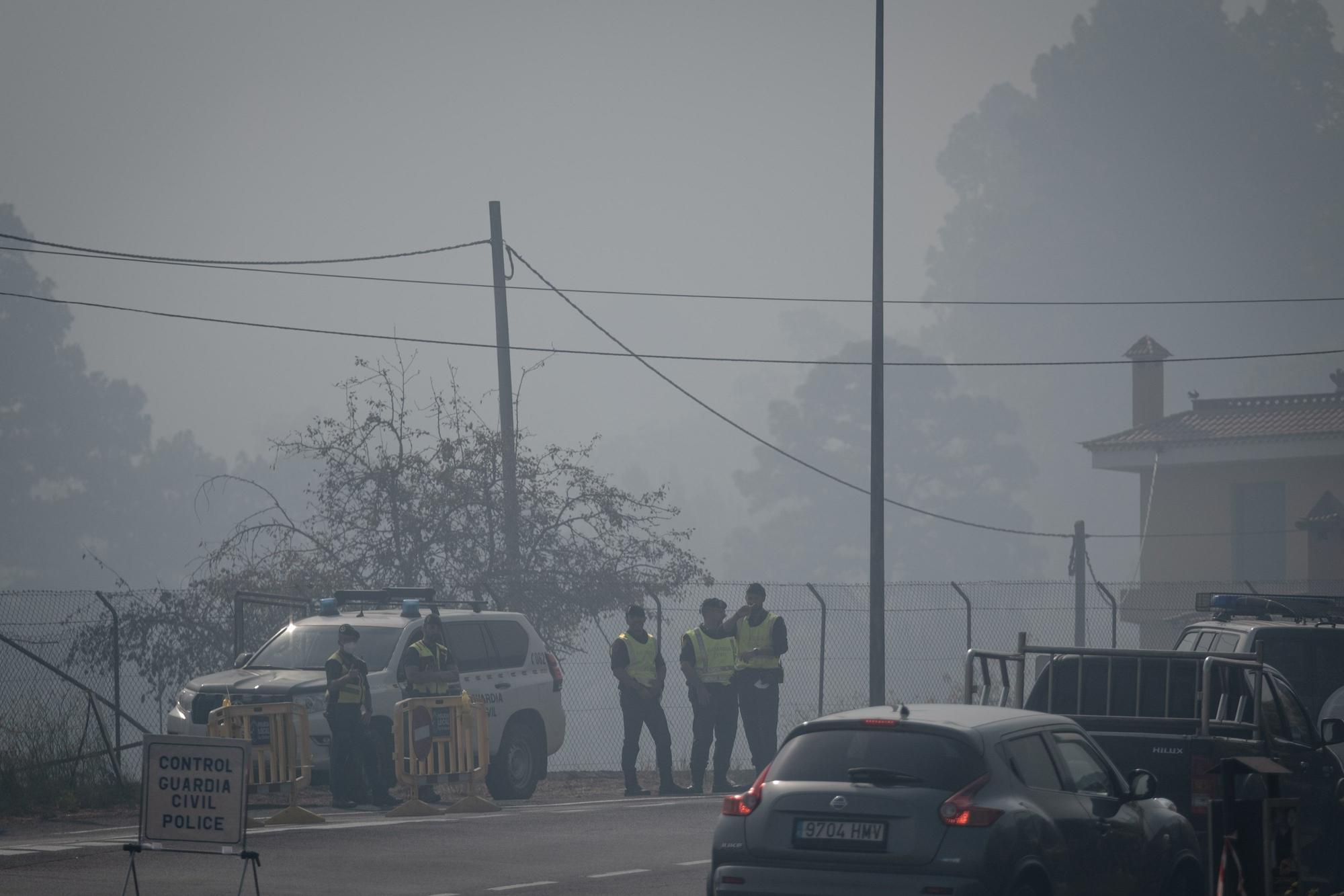 Evolución del incendio en Tenerife