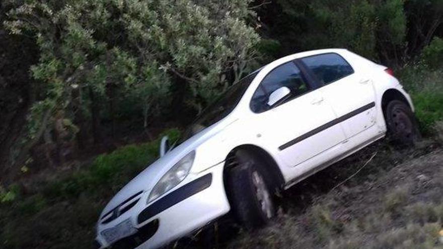 Un dels accidents que van patir un dels tres conductors