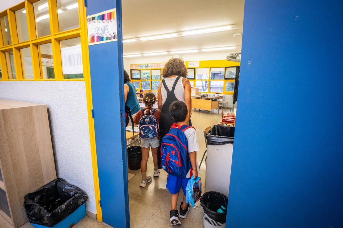 Vuelta al cole en el Institut Escola Canyelles de Barcelona