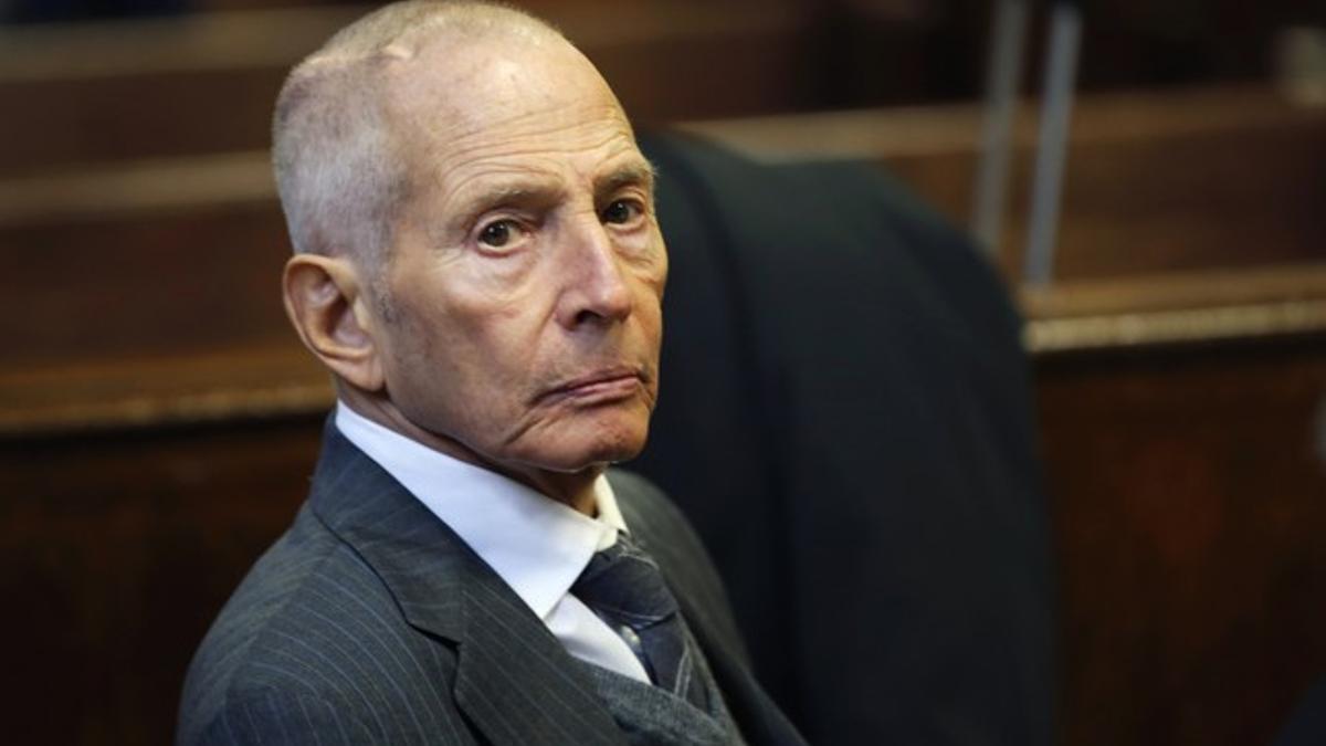 Robert Durst, en diciembre del 2014, cuando compareció ante la justicia de Nueva York por traspasar una propiedad privada.