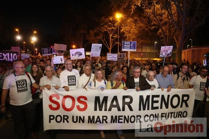 Manifestación en Cartagena por el Mar Menor