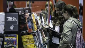 Jóvenes lectores en el pasado Salón del Cómic de Barcelona.