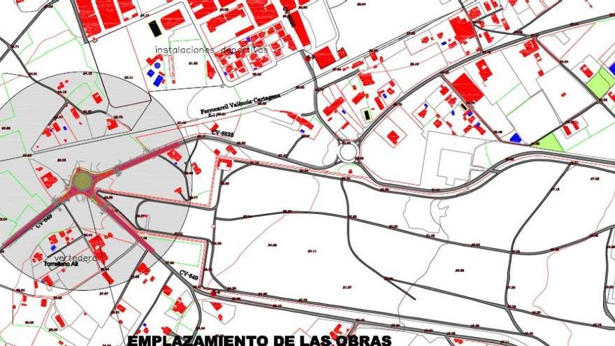 La Diputación invertirá 270.000 euros en la construcción de una glorieta de acceso a Torrellano