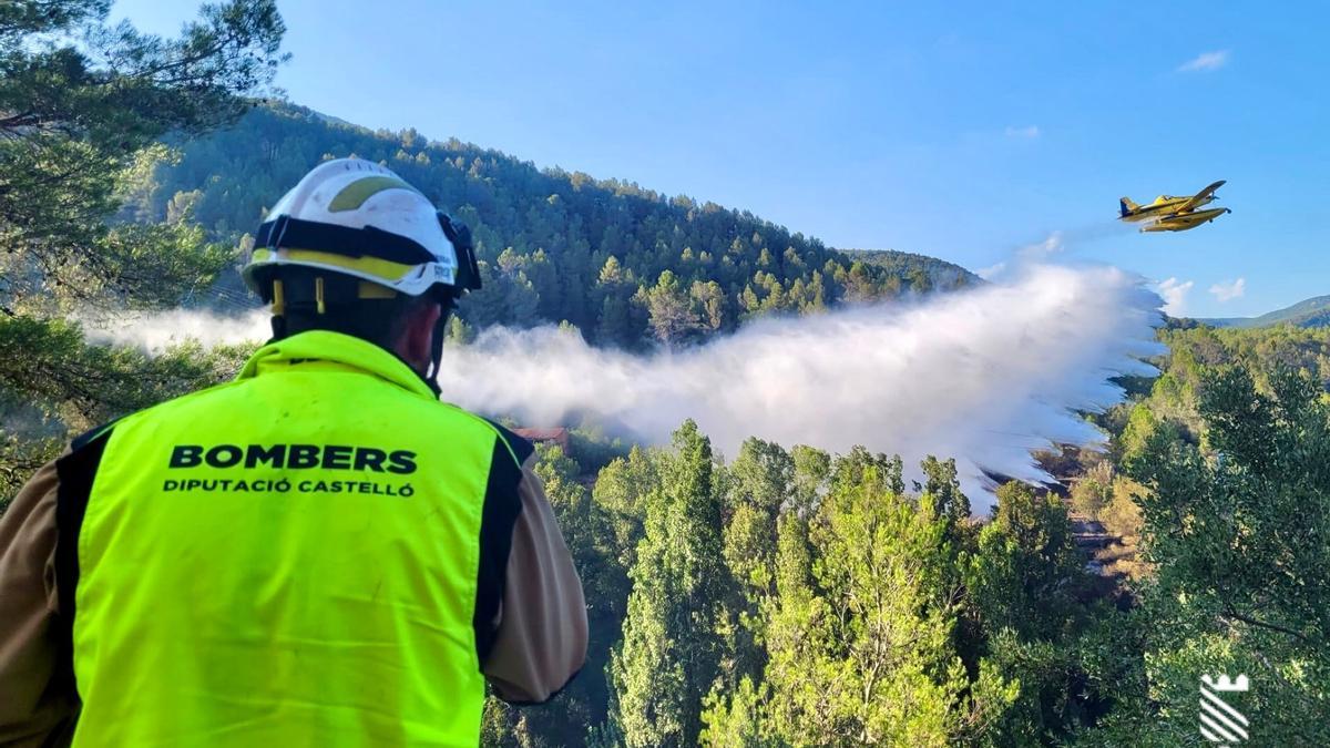 Incendio en Montanejos.