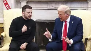 Trump afirma que las conversaciones sobre Ucrania "van por buen camino" tras hablar con Zelenski