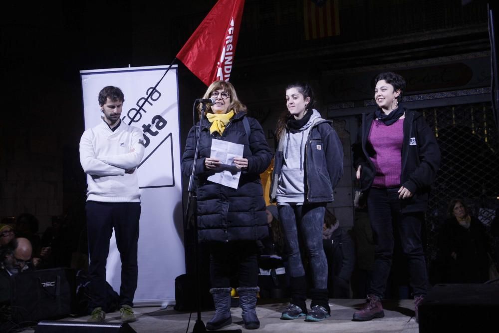 Concentració a Girona per la llibertat dels polítics presos