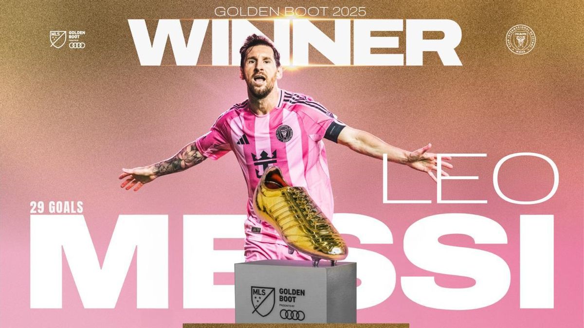 Leo Messi, ganador de la Bota de Oro de la MLS 2025