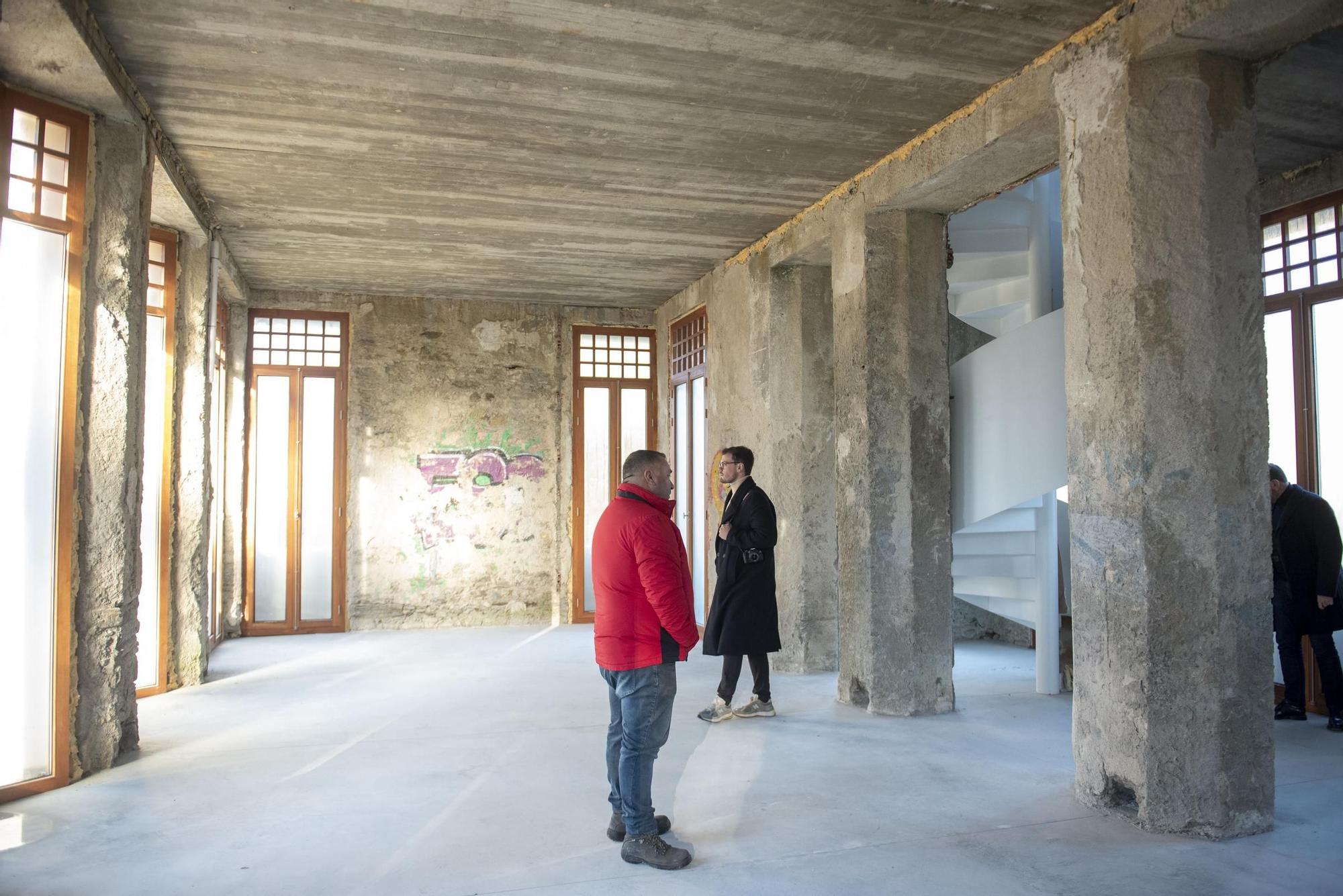 Finalizada la primera fase de la reforma del antiguo sanatorio de O Paraxón, en Oza-Cesuras