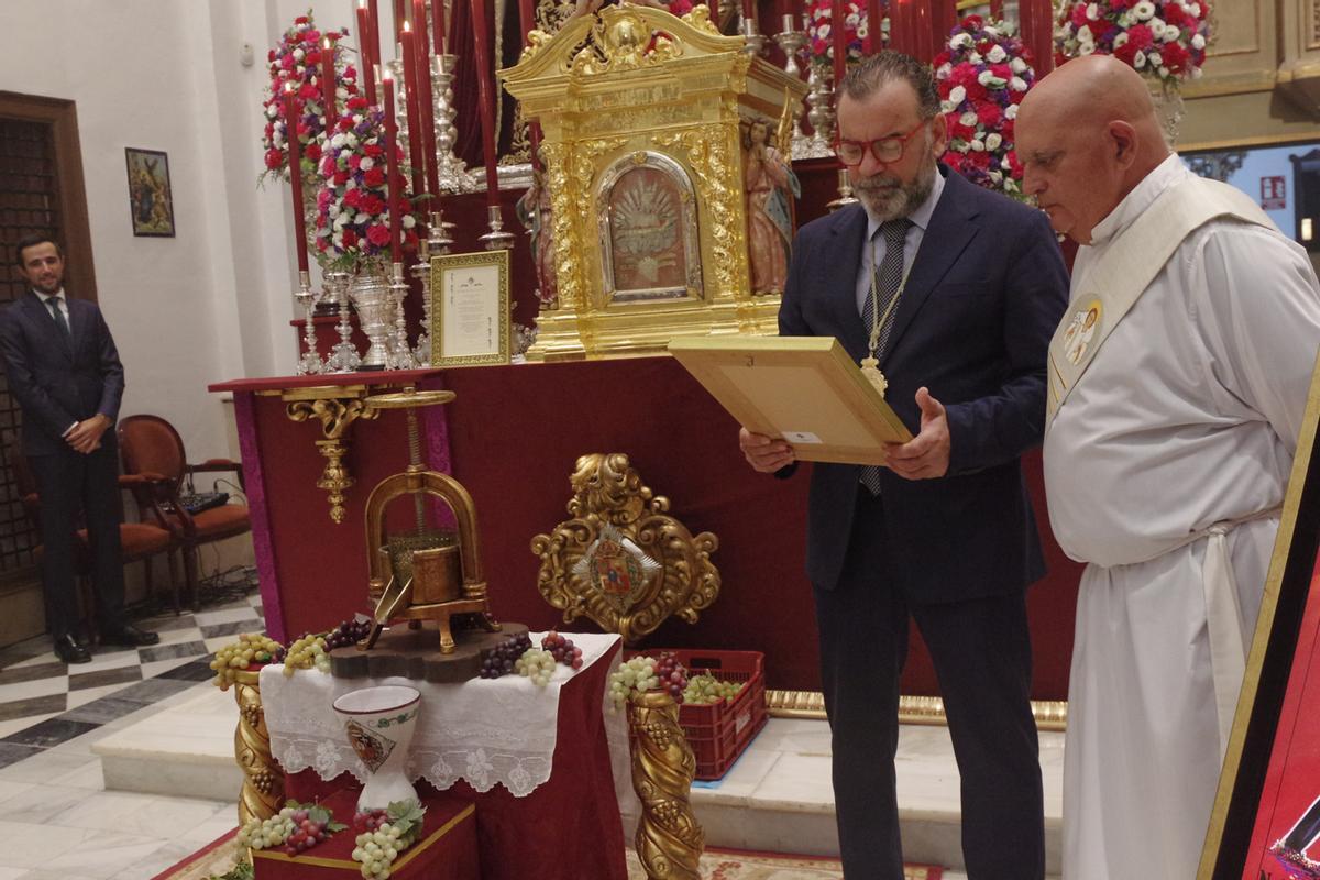 Pregón de la 74 bendición de las uvas y el mosto en la iglesia de las Catalinas