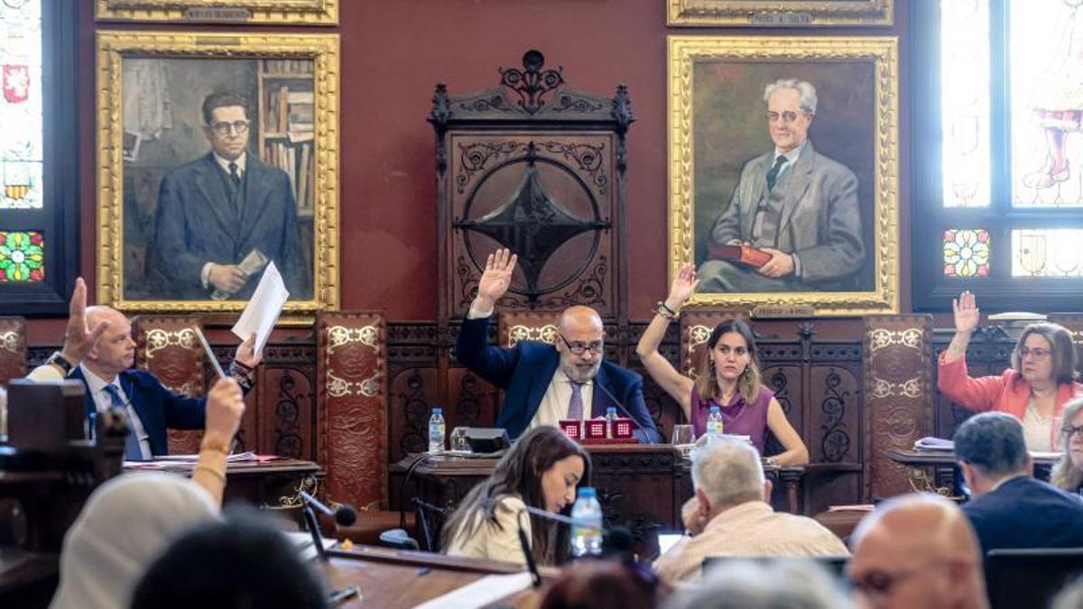Una imagen del pleno de Palma.