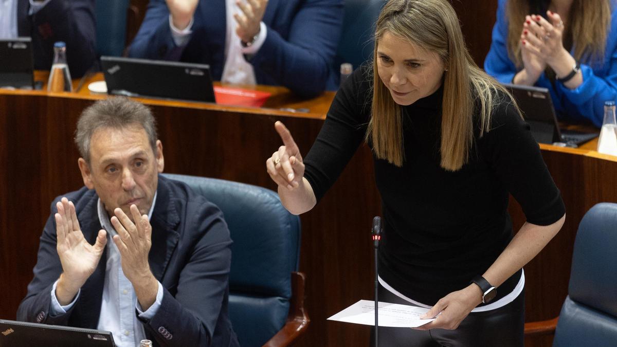 La portavoz del PSOE en la Asamblea de Madrid, Mar Espinar.