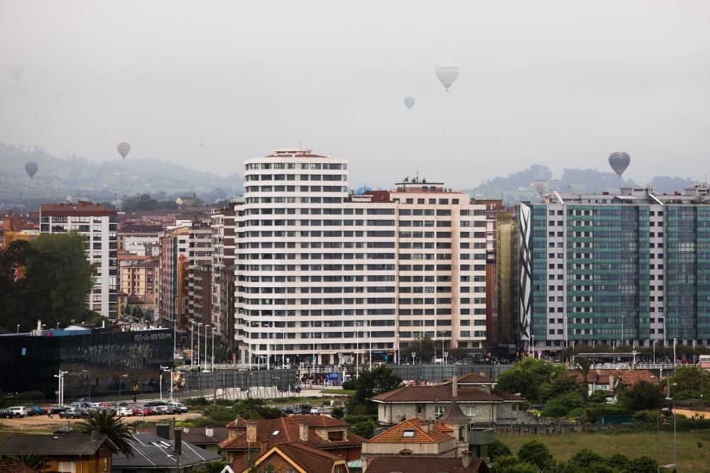 Gijón desde un dirigible