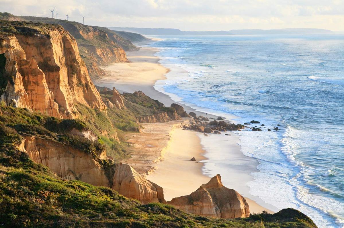 Acantilados cerca de Nazaré