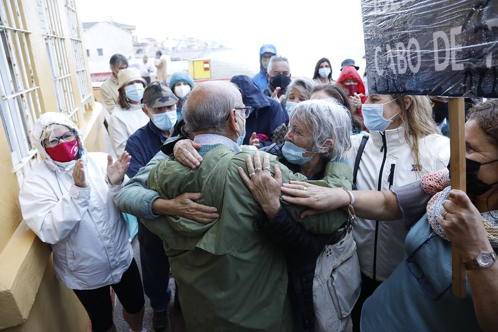 Impiden el desalojo de la vivienda de un jubilado en Cabo de Palos