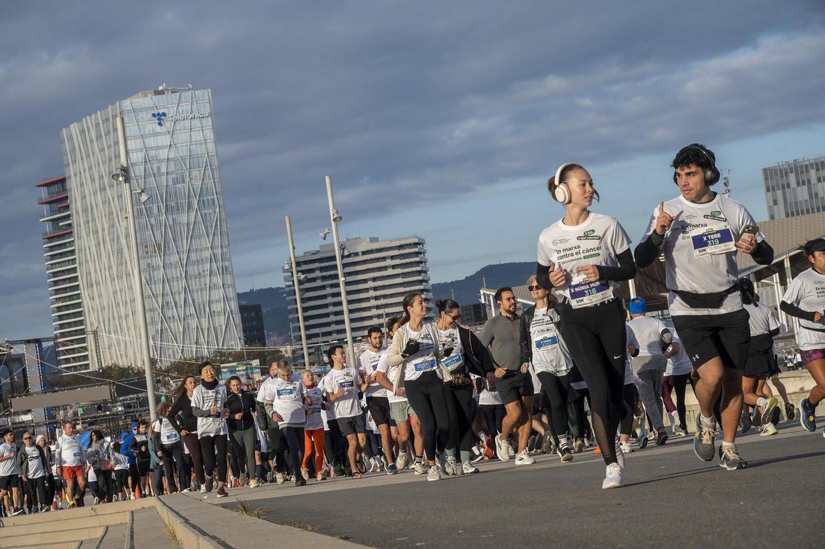 Barcelona corre contra el cáncer en el Fòrum