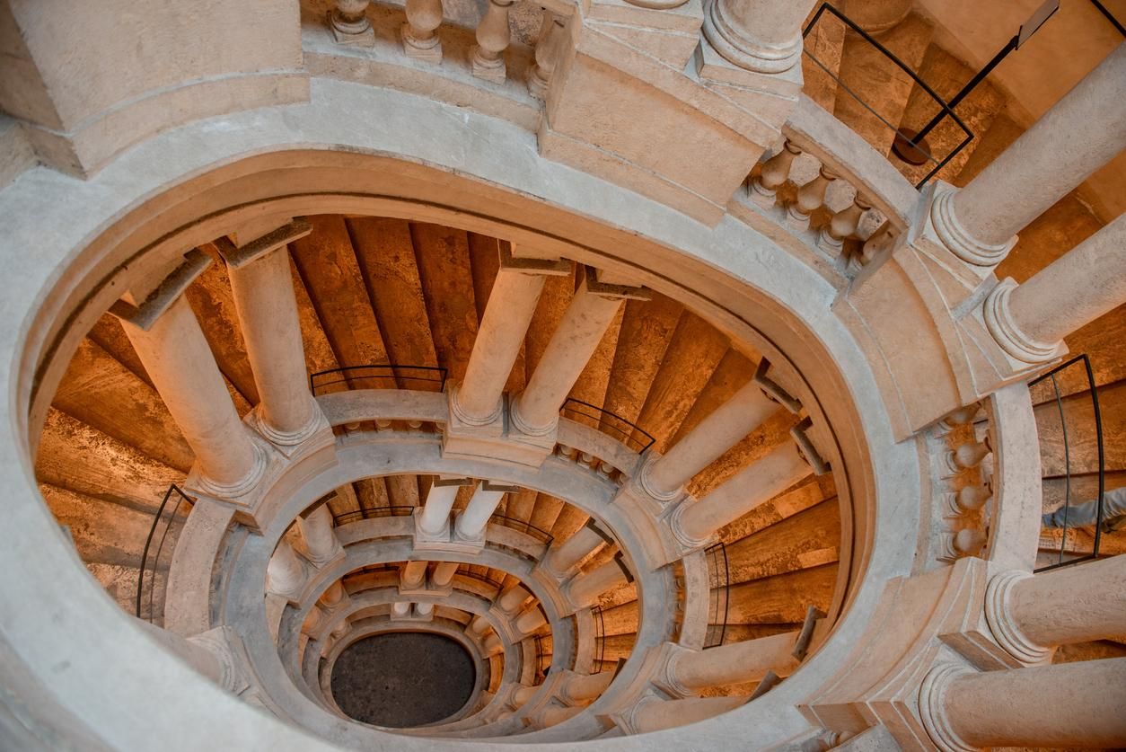 Escalera helicoidal Palazzo Barberini, Roma