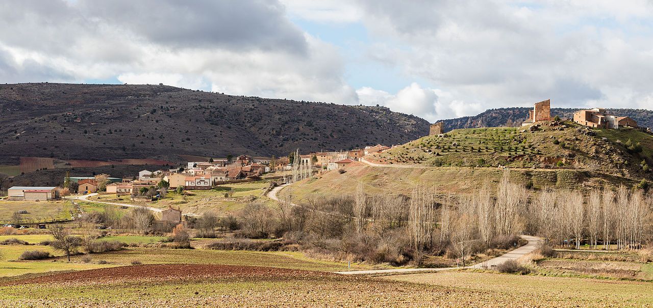Vista de Riba de Saelices en Guadalajara