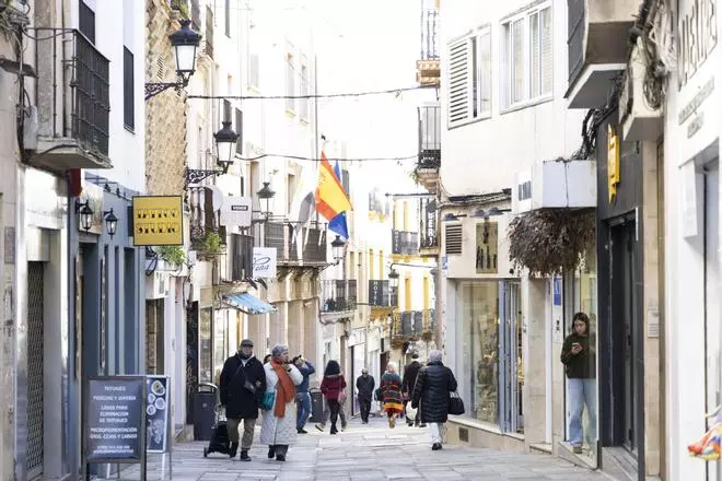 Así se encuentra la calle Pintores actualmente