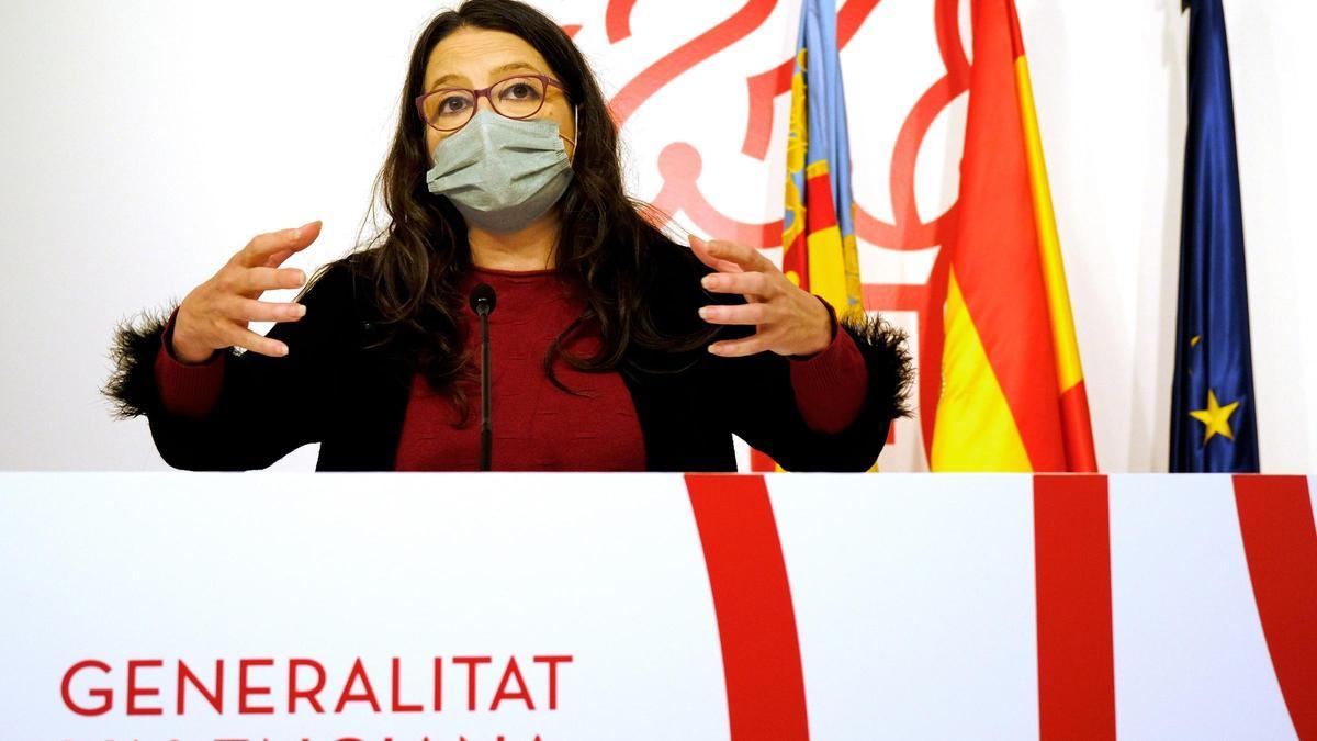 La portavoz del Consell, Mónica Oltra