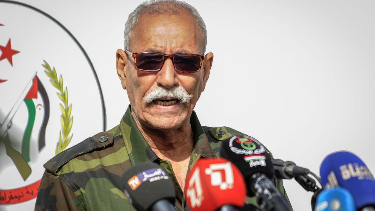 El líder del Frente Polisario, Brahim Ghali, en una imagen de archivo.
