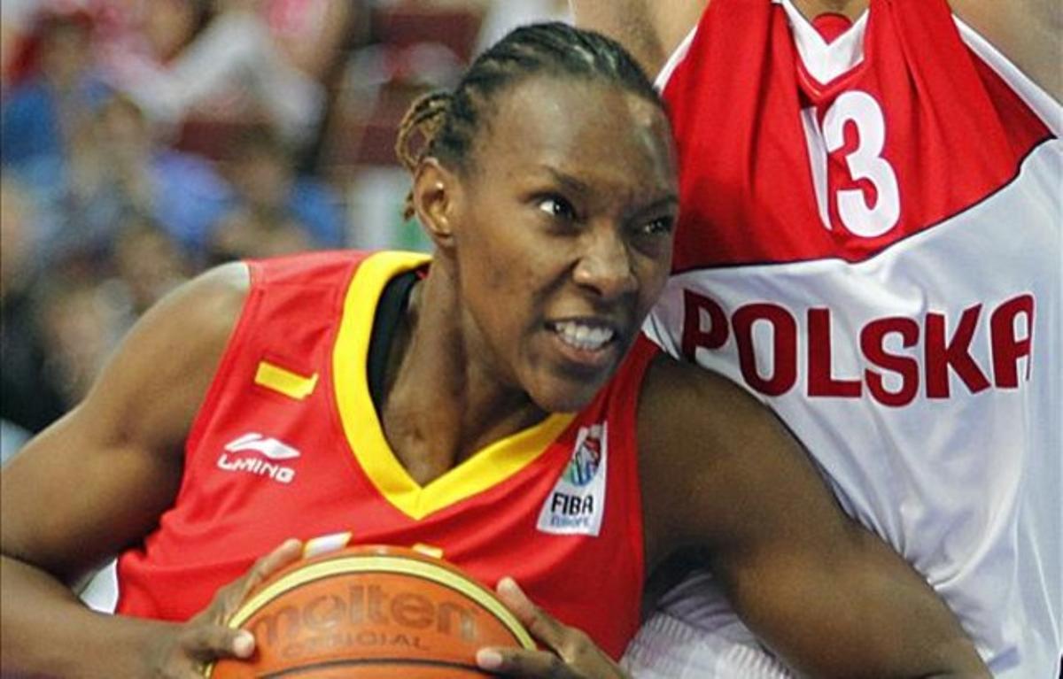 Sancho Lyttle, en un partit contra Polònia de l’Europeu del 2011.