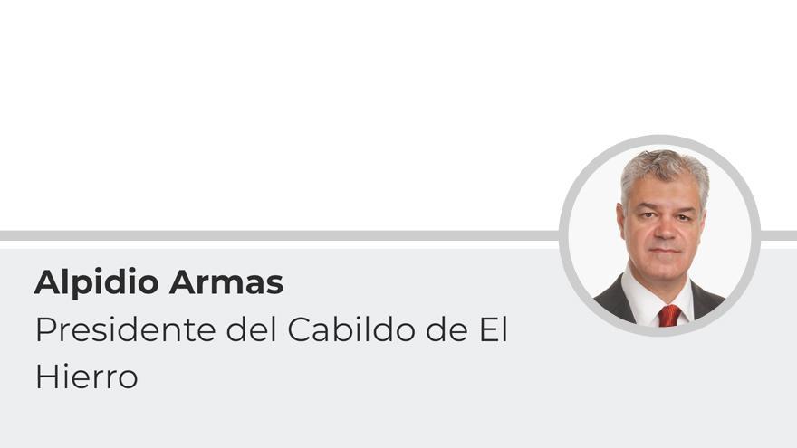 Alpidio Armas, Presidente del Cabildo de El Hierro