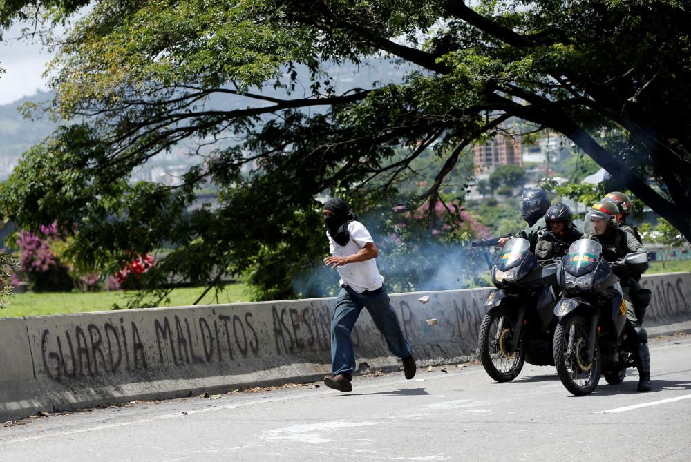 Jornada de protestas en Caracas