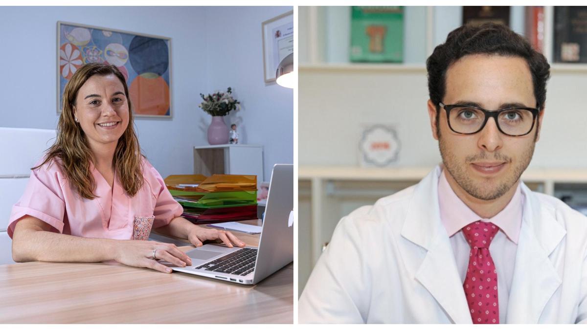 Los doctores  Susana Pérez y Javier Collado