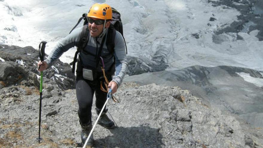 El alpinista mallorquín Tolo Calafat.