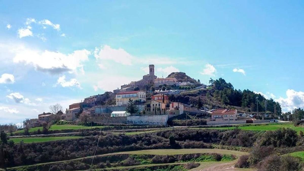Vista general del castell d’Argençola