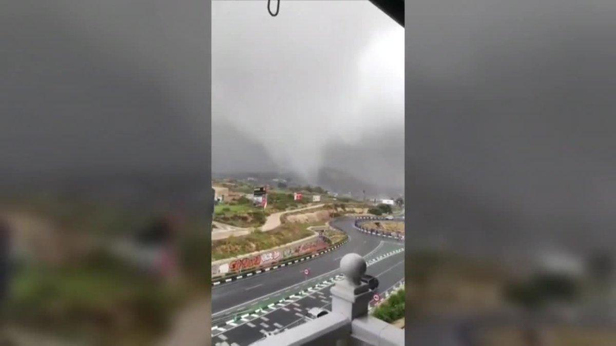 Tornado en Guardamar del Segura en Alicante