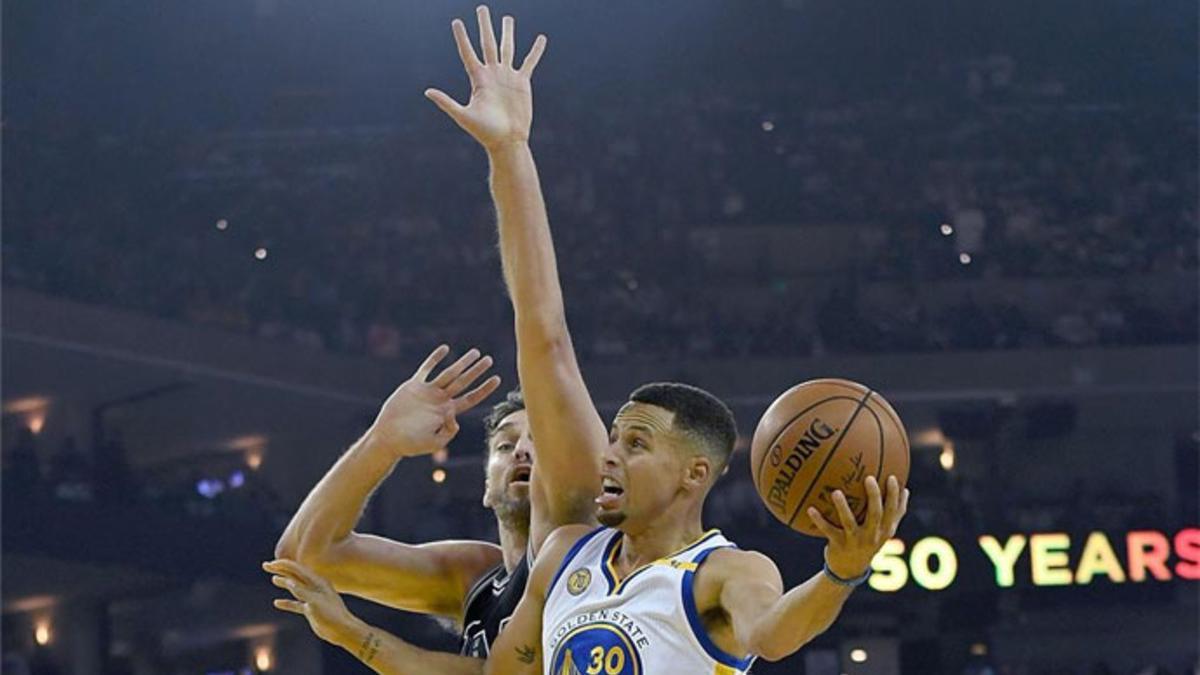 Gasol, en su encuentro ante los Warriors